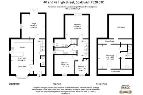 4 bedroom semi-detached house for sale - High Street, Spaldwick, Huntingdon, PE28