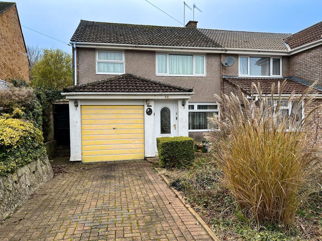 House Front with Garage &amp; Driveway