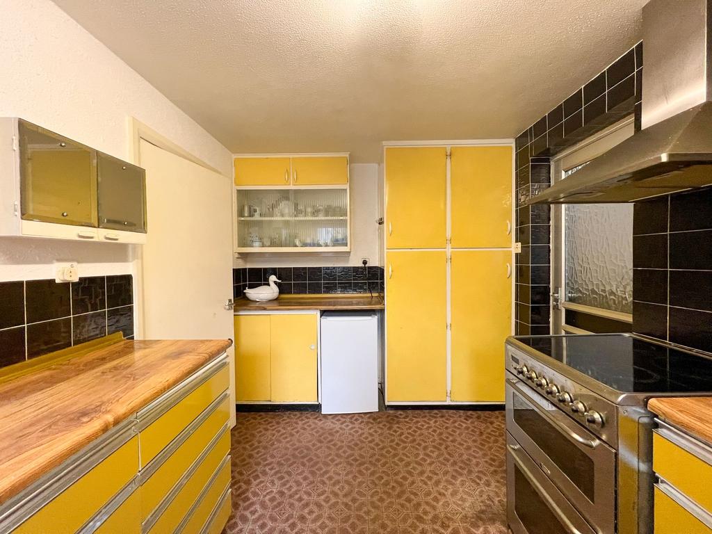 Kitchen with Side Door Access