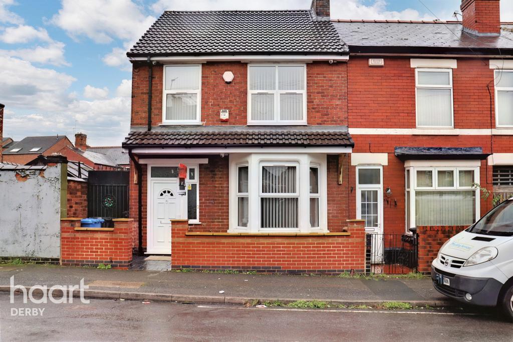 Vincent Street, Derby 3 bed end of terrace house £210,000