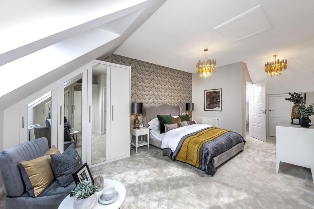 Main bedroom with dressing area