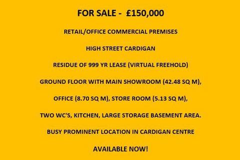 Retail property (high street) for sale - High Street, Cardigan