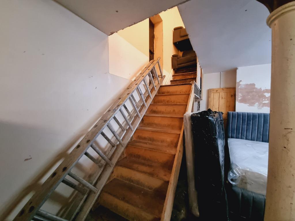 69 West Gate Basement Stairs