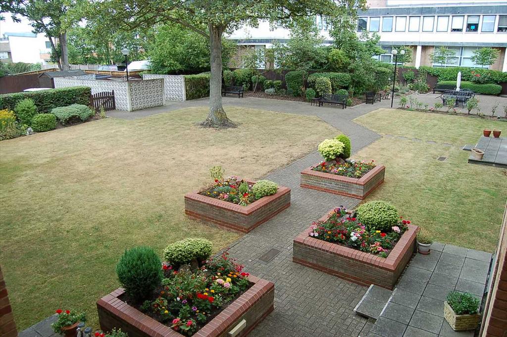 Communal garden area