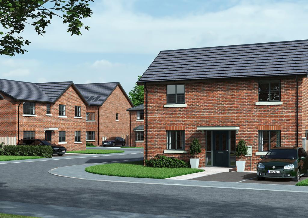 Plot 22, The Thornley at Oaklands, Oaklands, Hesketh Meadow Lane WA3 3 bed semidetached house