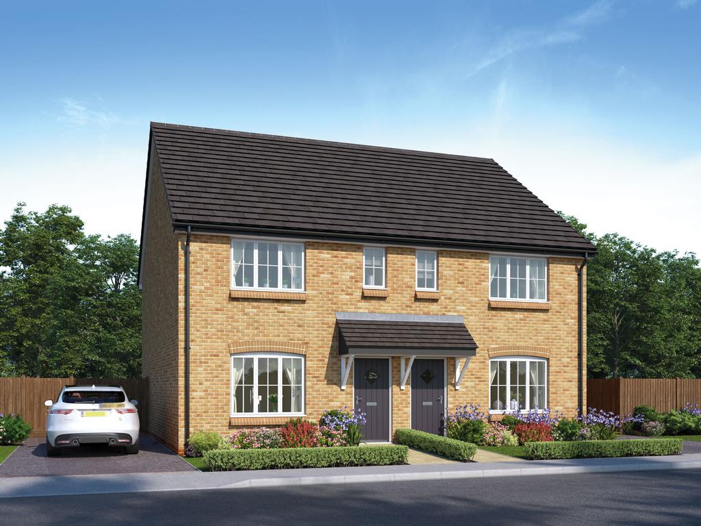 Plot 23, The Harper at Castlegate, Bowland Road, Skelton TS12 3 bed semidetached house for sale