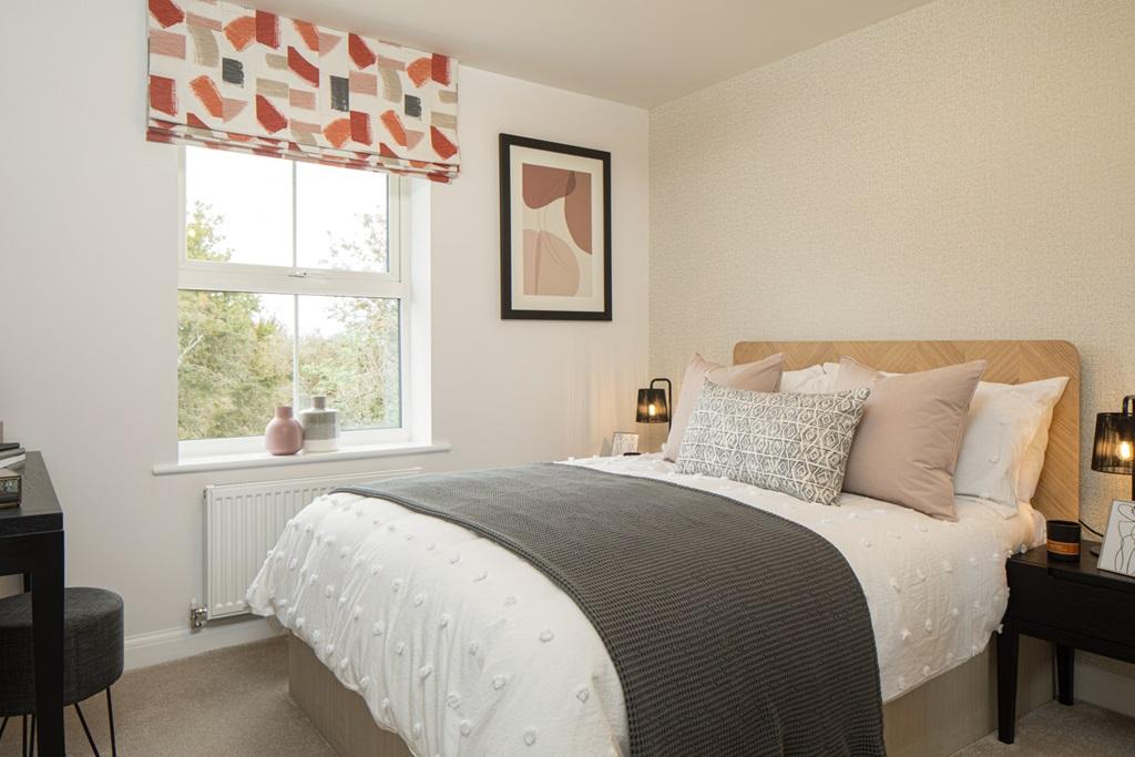 Bedroom in the Hadley 3 bedroom home
