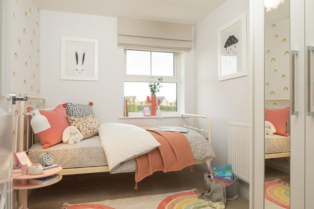 Bedroom in the Hadley 3 bedroom home