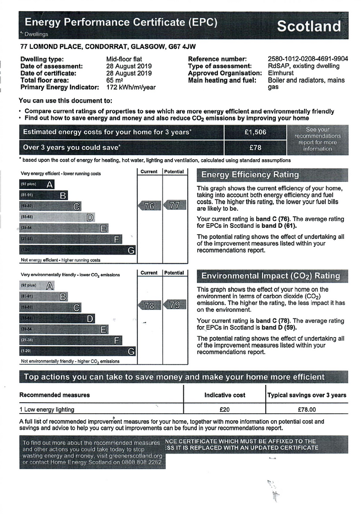 EPC Certificate