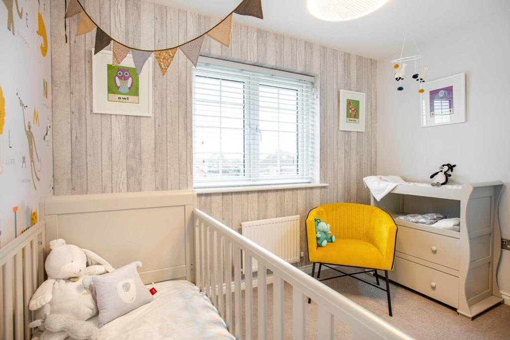 A fourth bedroom can also be used as a nursery...