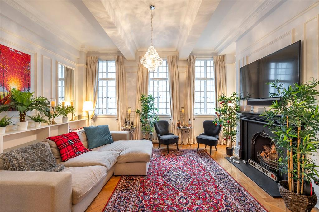Chiltern Court, Baker Street, London 4 bed flat £5,500 pcm (£1,269 pw)