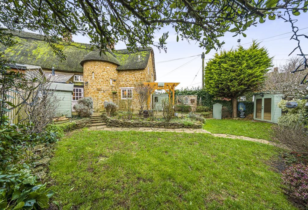 Rear Garden looking to the turret