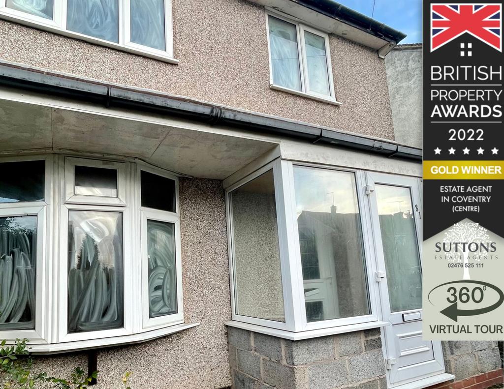 St Austell Road, Coventry, CV2 3 bed semidetached house £185,000