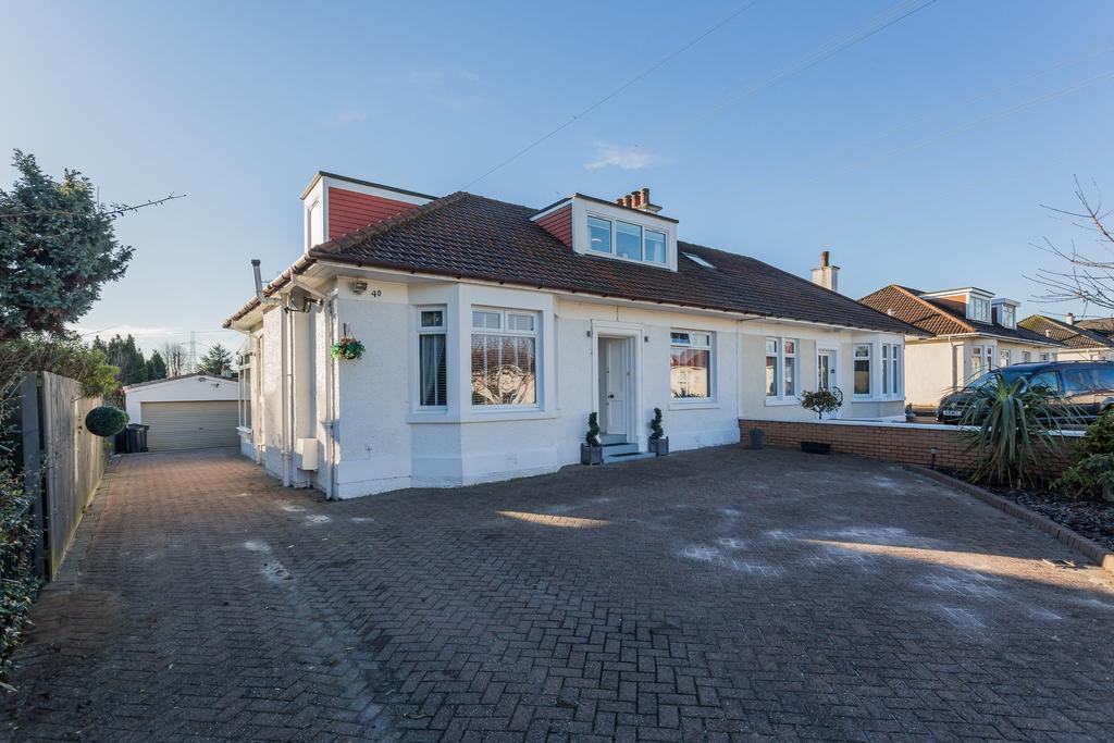 40 Allanton Avenue, Paisley, PA1 3BN 3 bed semidetached bungalow for
