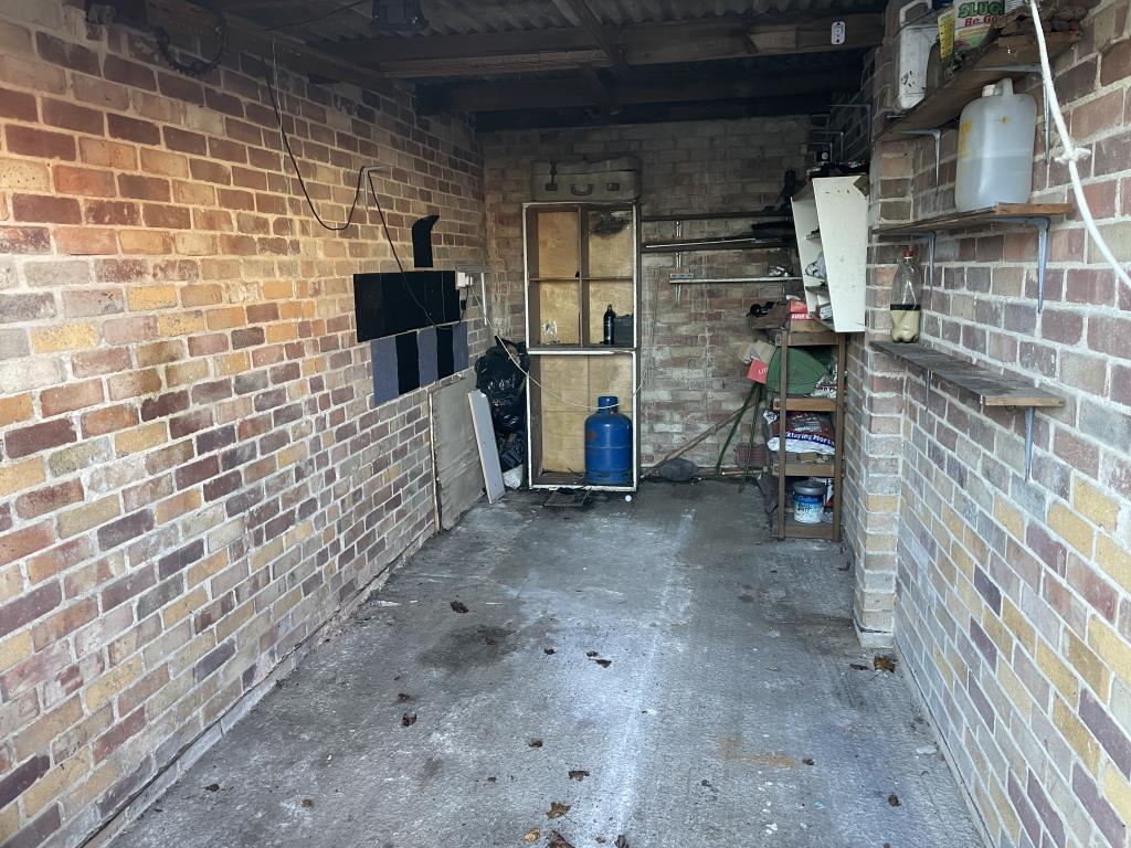 Internal image of lock up garage in south london