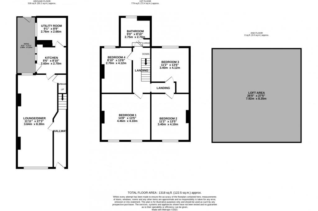 Floorplan image layout of accommodation
