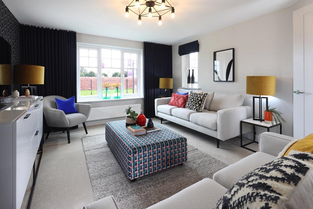 Separate living area for chilled evenings