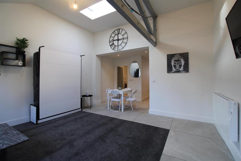 Open plan living area