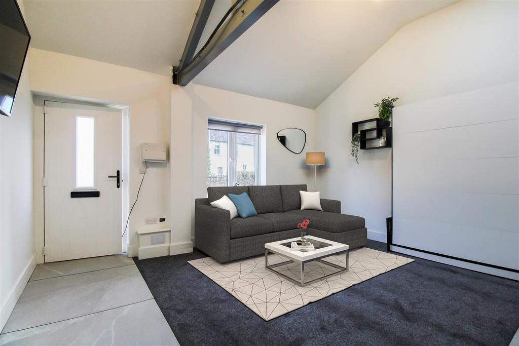 Open plan living area