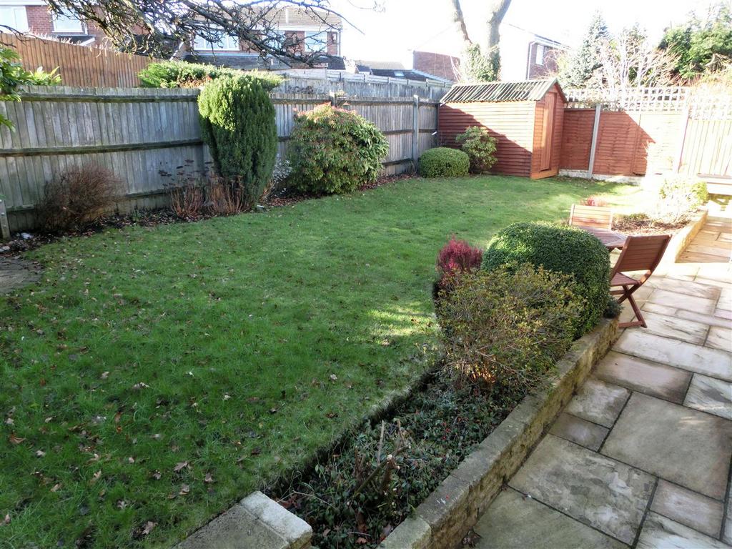 South facing rear garden