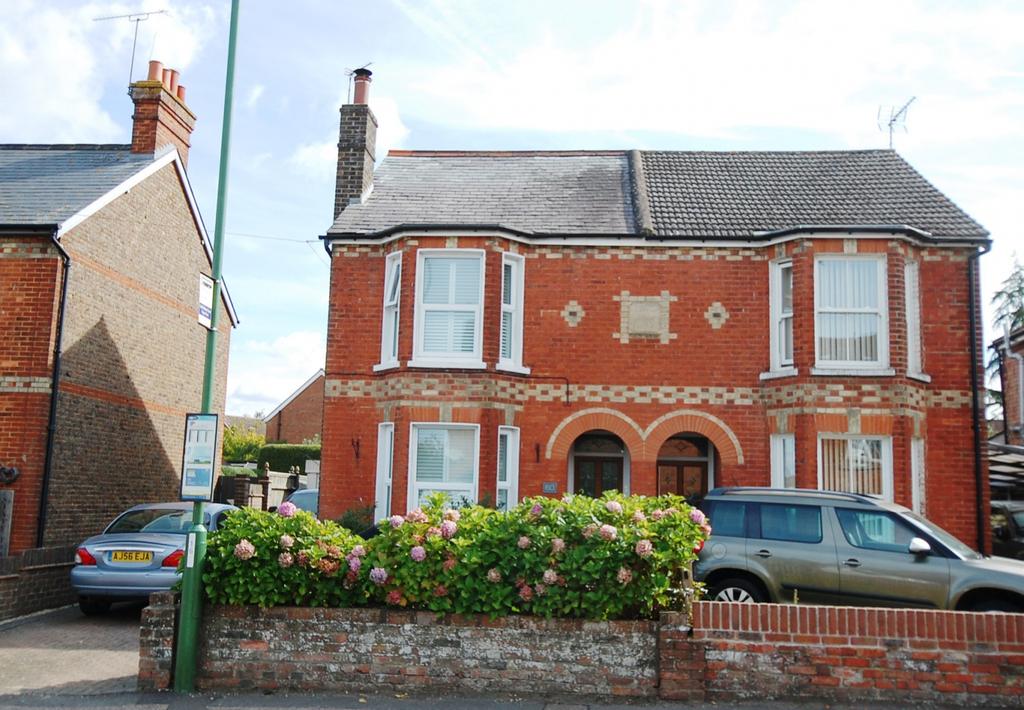 Three bedroom semi-detached with drive and garage