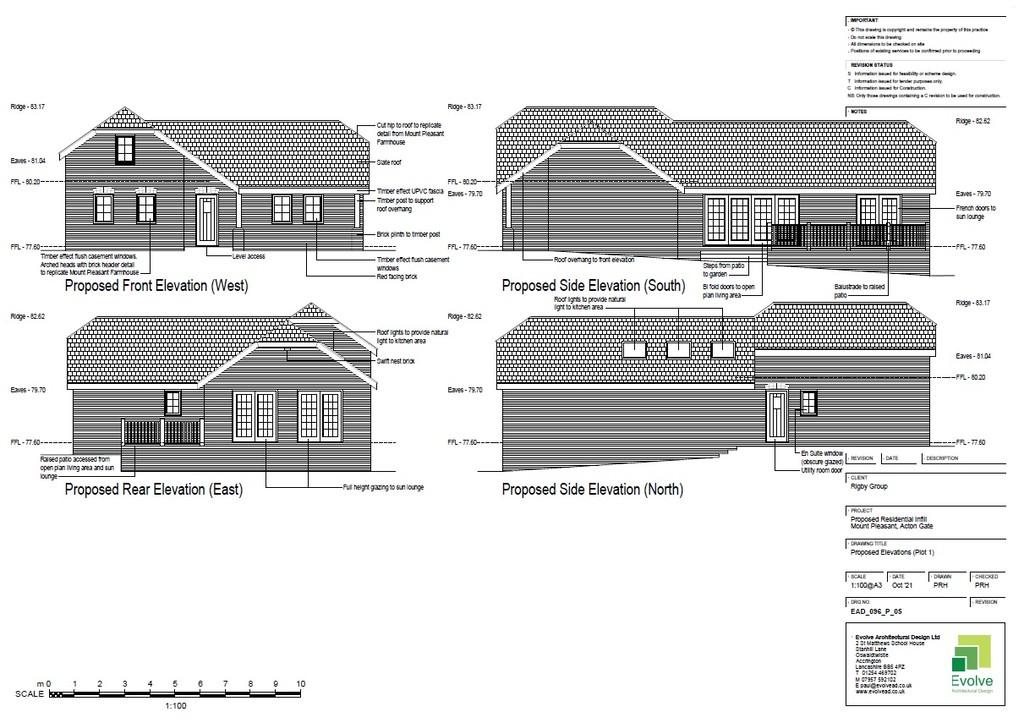 Proposed Elevations Plot 1