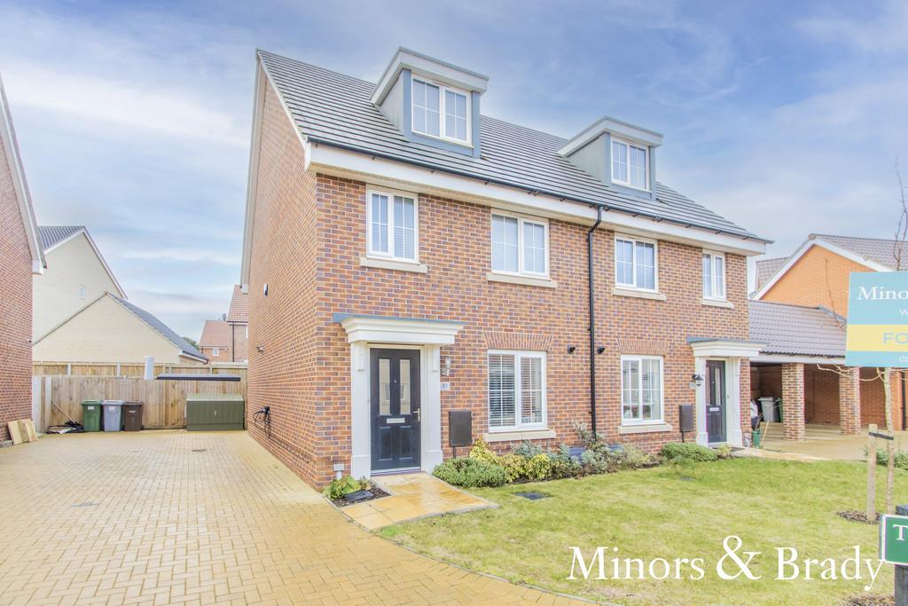 Towler Drive, Sprowston 3 bed semidetached house £315,000