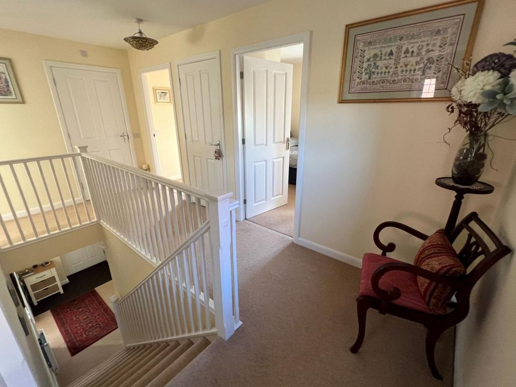 Wide first floor landing
