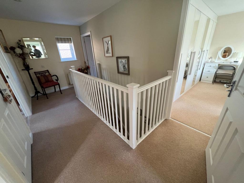 Wide first floor landing