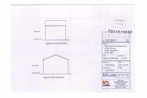 Plot for sale, Ash Grove Plot, Chirk