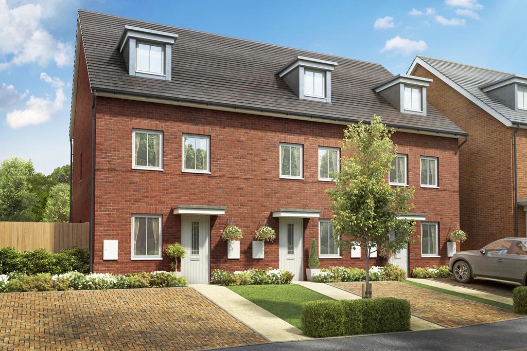 Outside of the 3 bedroom Abingdon at Wychwood...