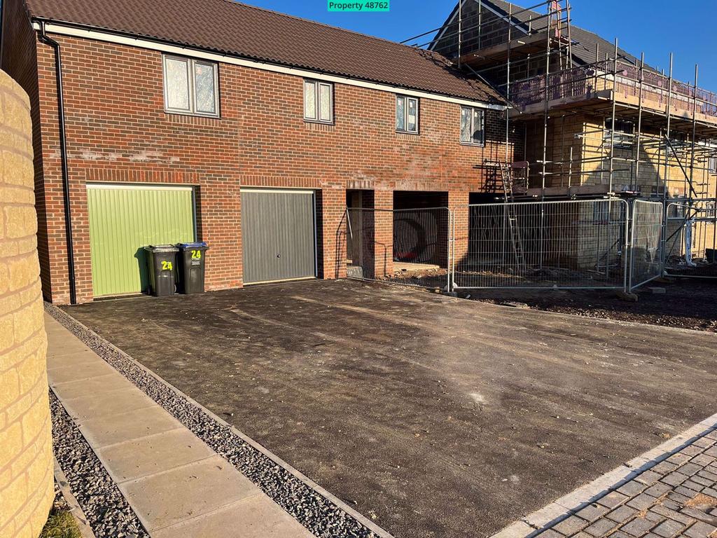 Garage and driveway