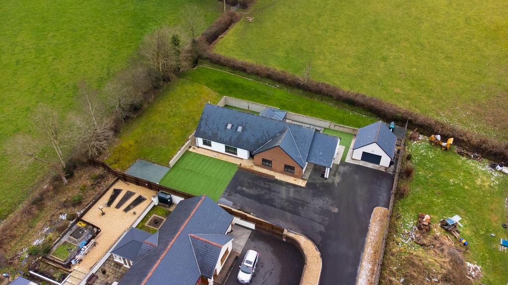 Aerial view of property