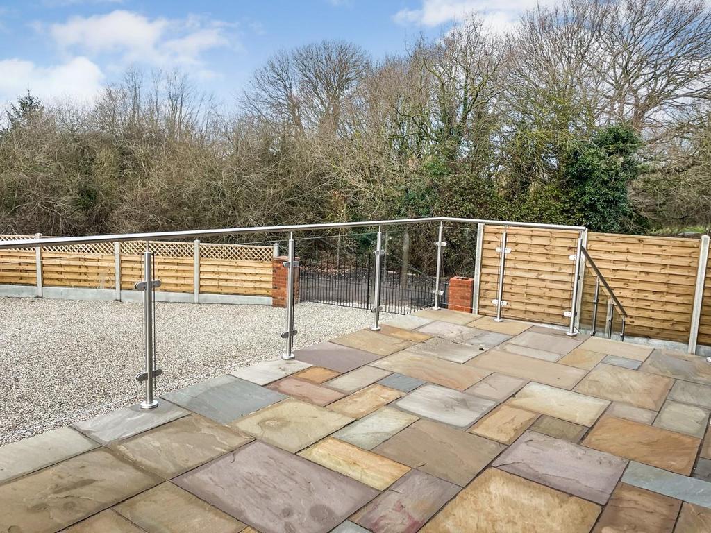 Raised patio