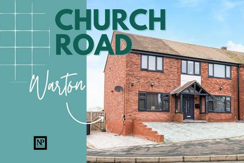 4 bedroom semi-detached house for sale - Church Road, Warton