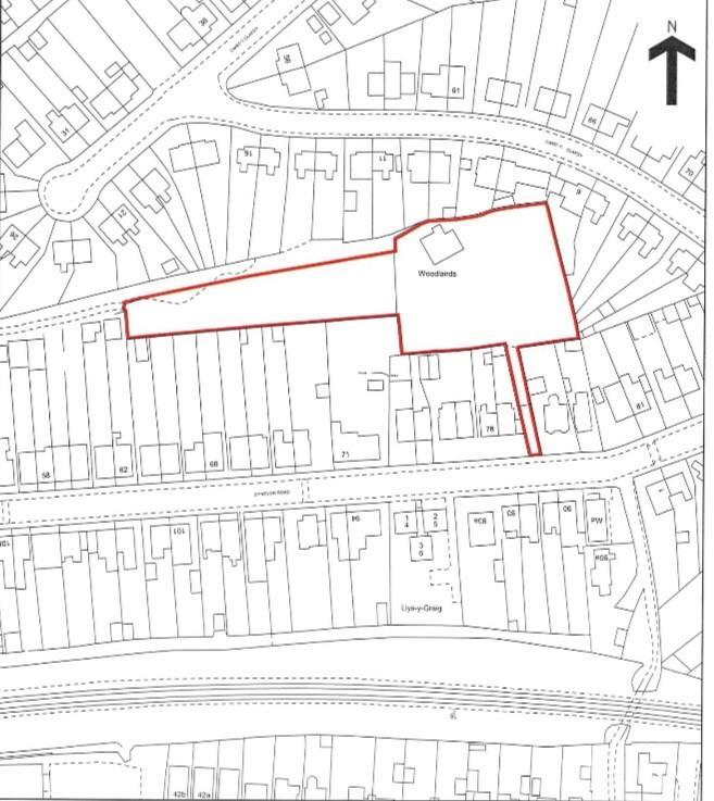 Development site plan of existing