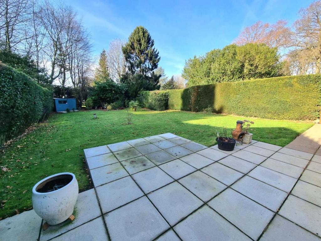 Rear garden