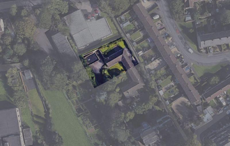 Aerial view of plot