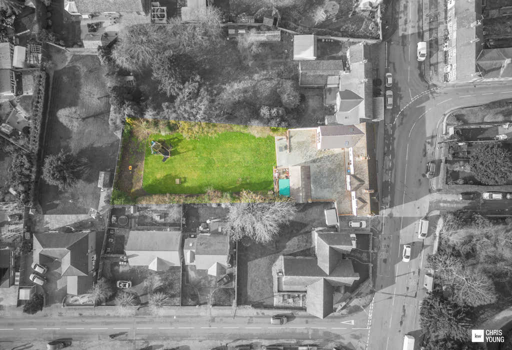 Aerial view of grounds