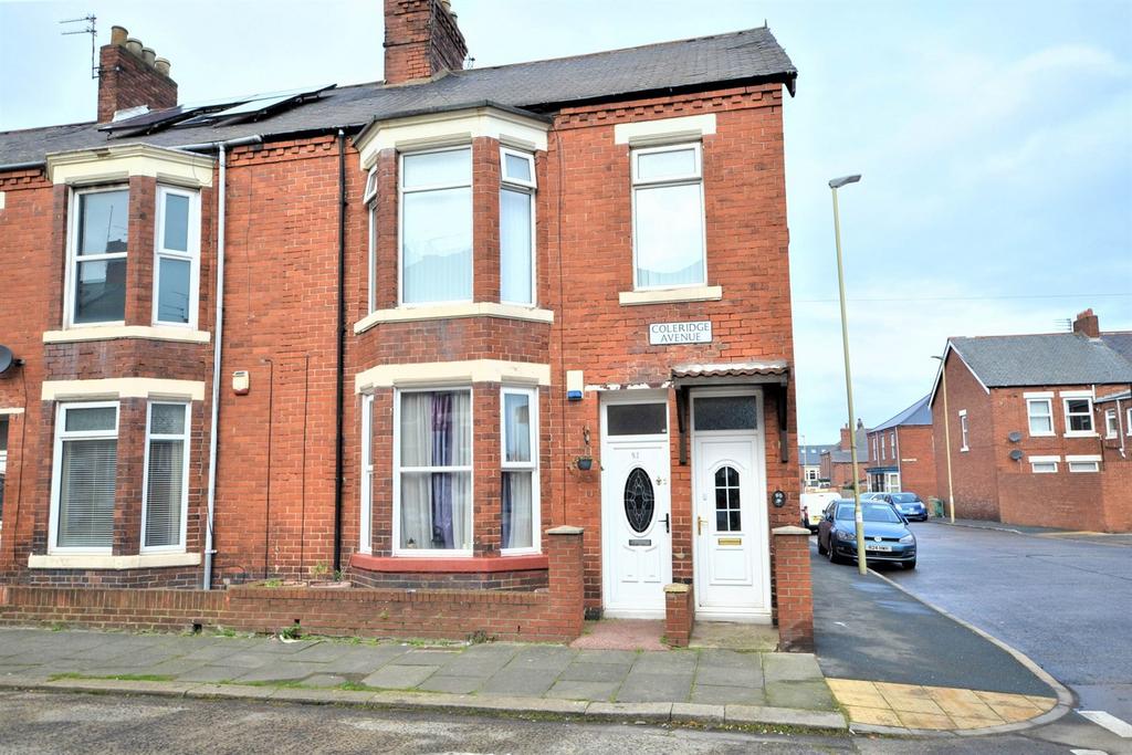 Coleridge Avenue, South Shields 3 bed flat £80,000