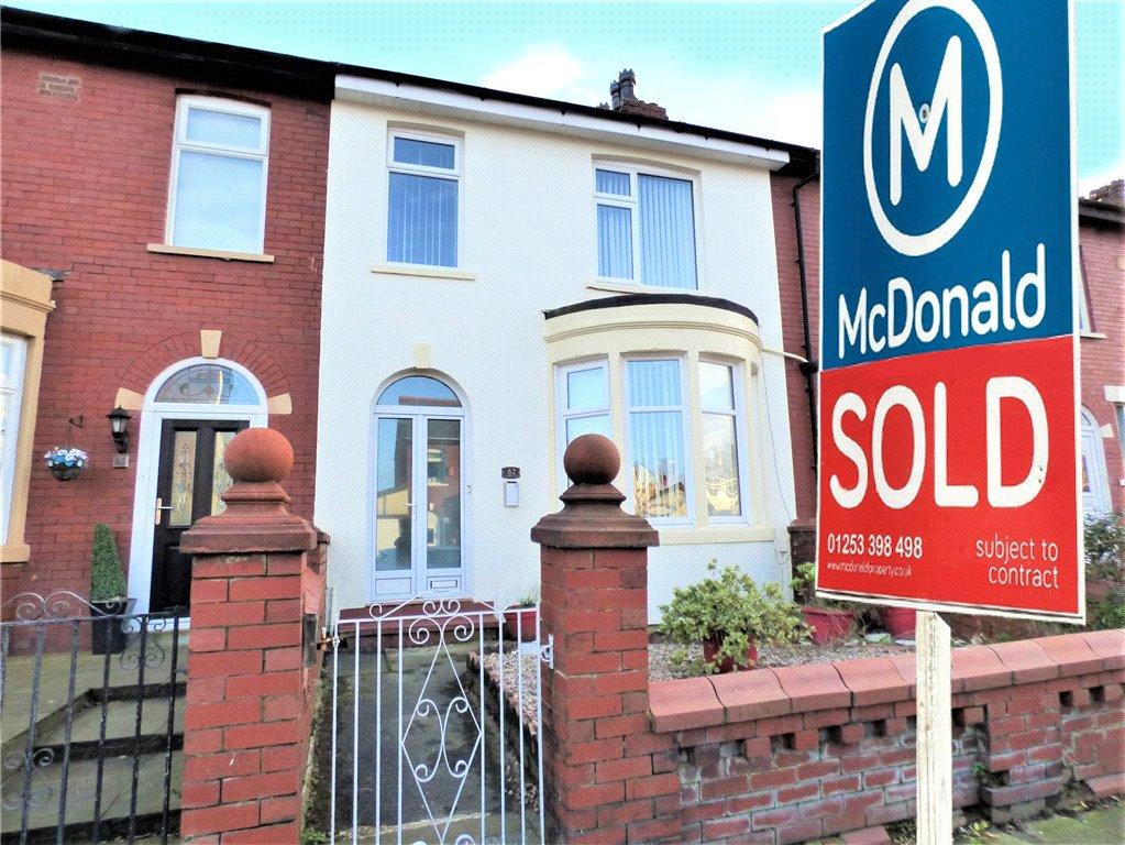 Cumberland Avenue, Blackpool, Lancashire 3 bed terraced house £124,000