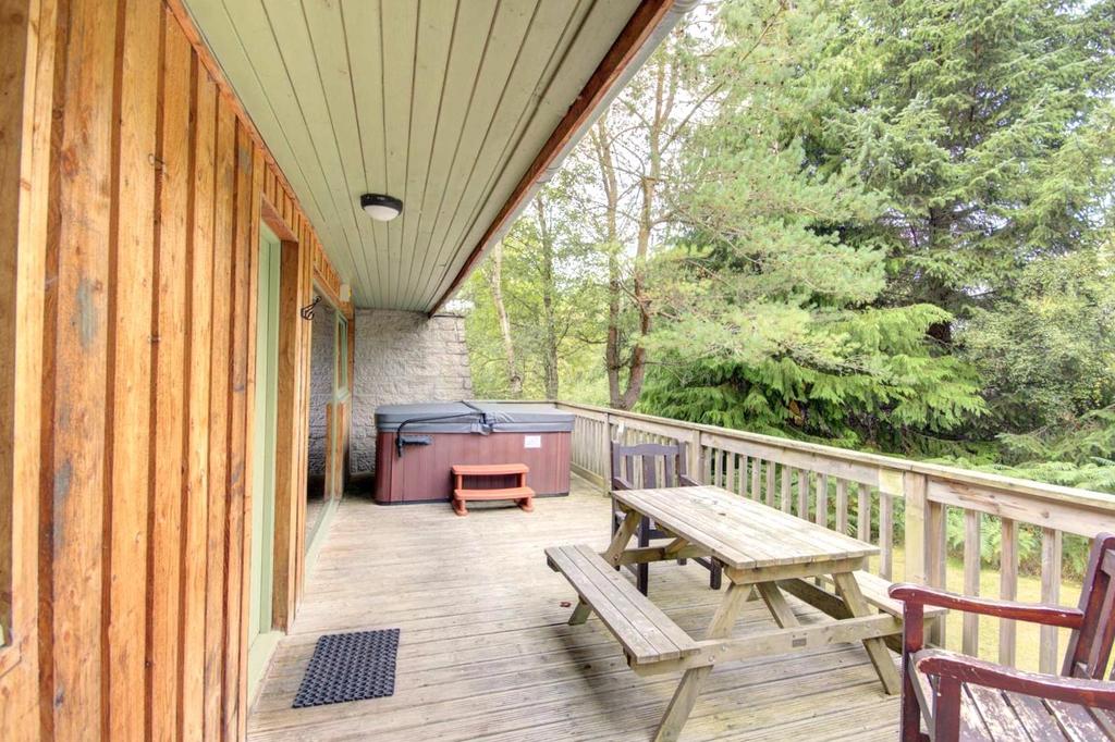 Decked balcony