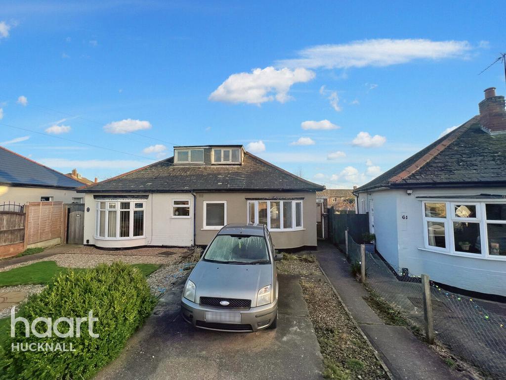 Common Lane, Hucknall 2 bed semidetached bungalow for sale £160,000
