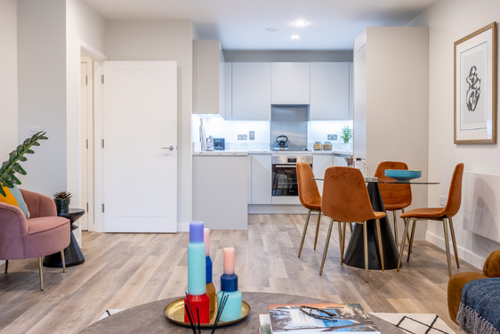 Dining room, Living room