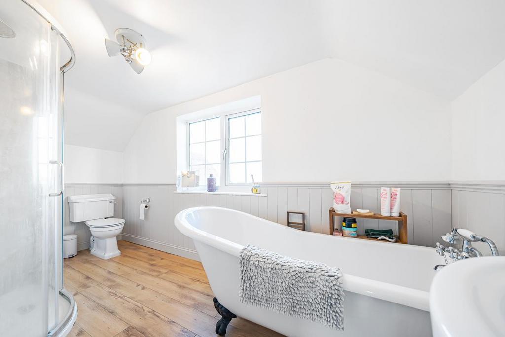 En suite bath and shower room