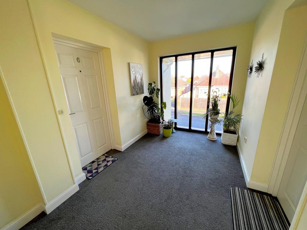 Canopied entrance porch