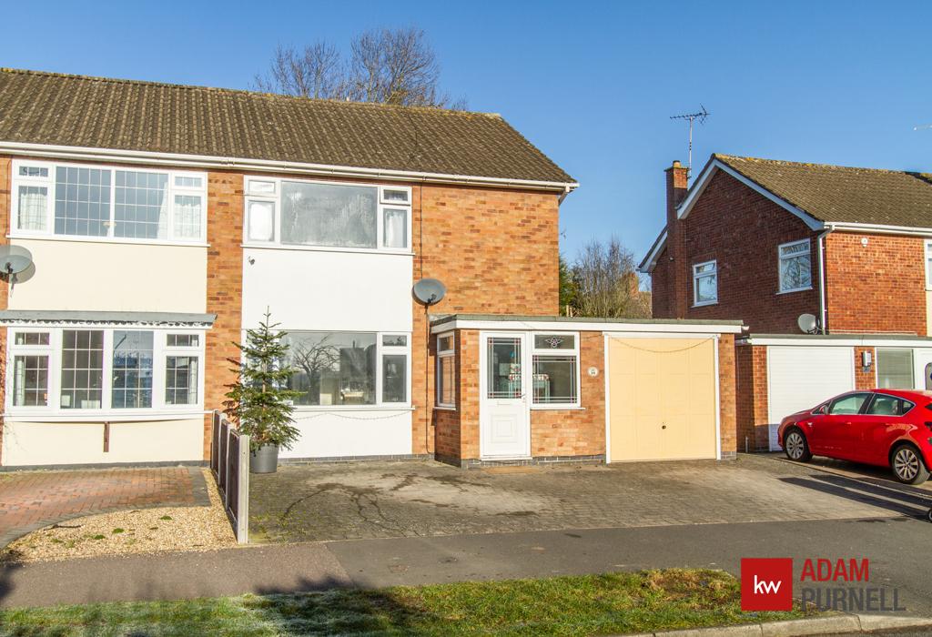 Underwood Drive, Stoney Stanton, Leicestershire 3 bed semidetached