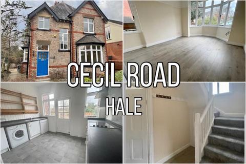 3 bedroom detached house to rent, Cecil Road, Hale, Altrincham, WA15 9NU