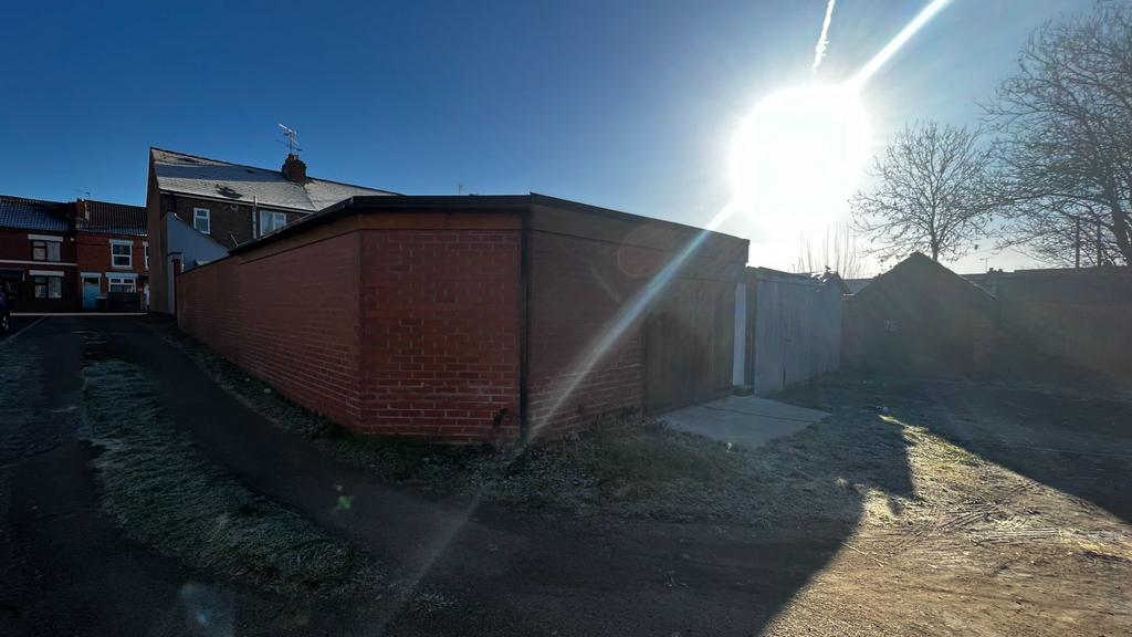 Rear access to garage