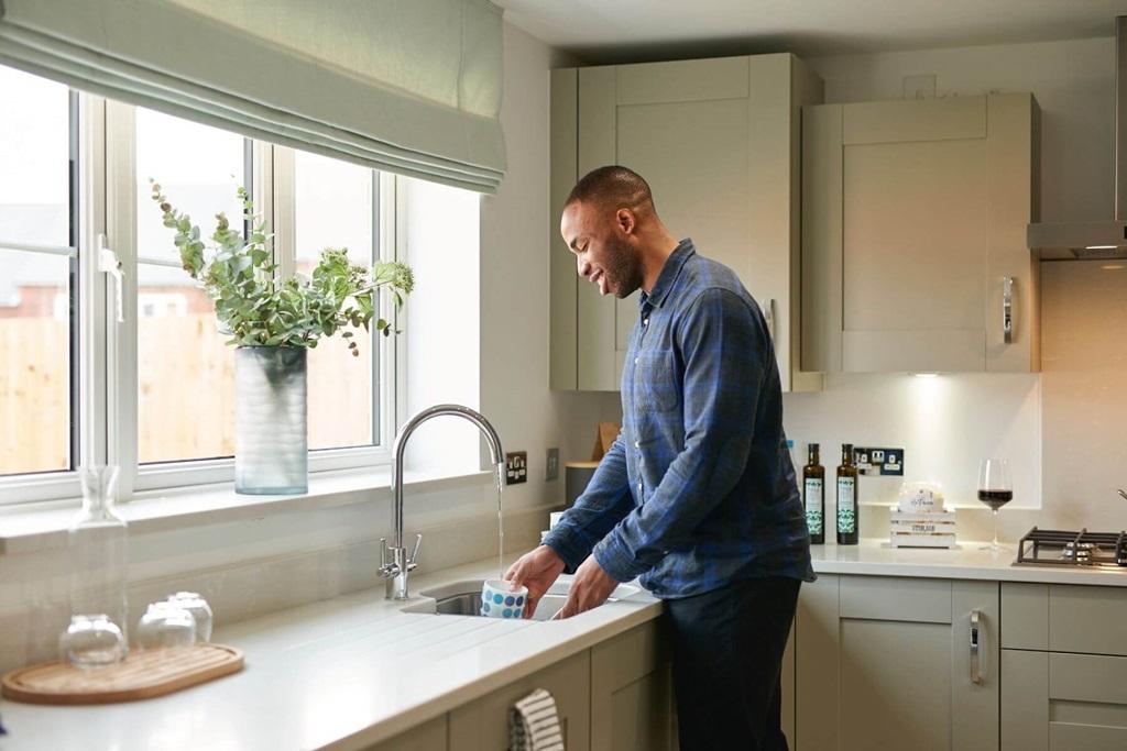 A Taylor Wimpey kitchen is easy to clean